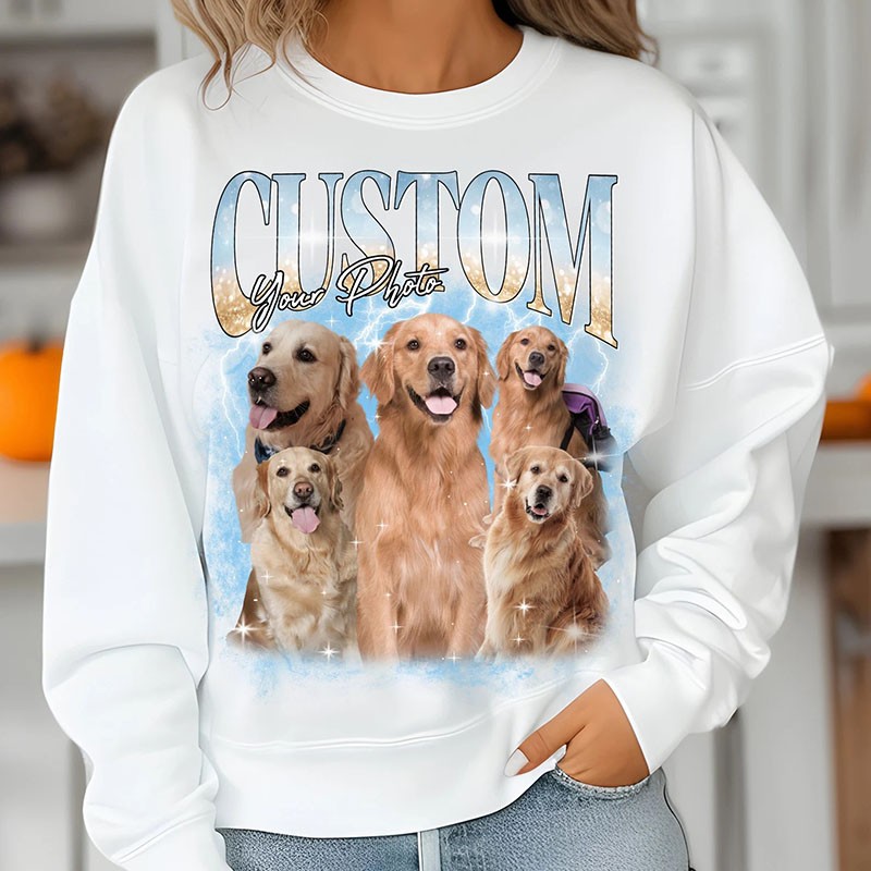 Golden retriever sweatshirt vintage top