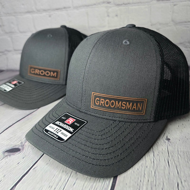 Personalized Groom Wedding Hat Best Man Trucker Hat Wedding Announcement Gifts