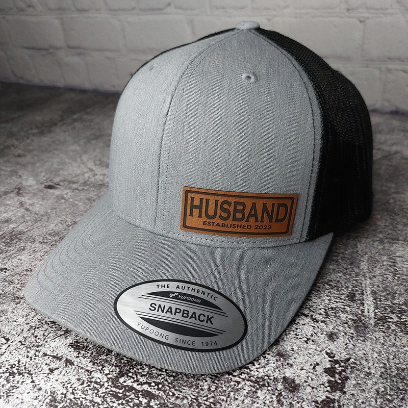 Personalized Husband ESTABLISHED Trucker Hat New Husband Hat Wedding Announcement Gifts
