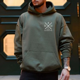 Personalised DAD Hoodie Sweatshirt T-shirt with the Child's Names and EST Christmas Gift