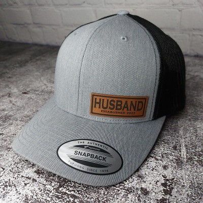 Personalized Husband ESTABLISHED Trucker Hat New Husband Hat Wedding Announcement Gifts