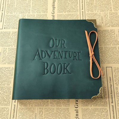 Personalised Genuine Leather Photo Album Our Adventure Book Valentine's Day Anniversary Gift For Couple