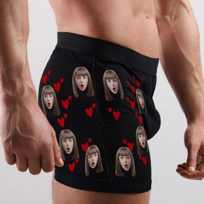 Personalised Boxers for Husband Custom Face Underwear Funny Anniversary Boyfriend Gift 