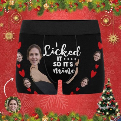 Personalised Boxers for Husband Custom Face Underwear Funny Wedding Gift Anniversary Gift