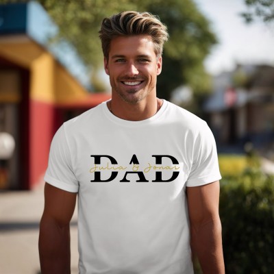 Personalised DAD Sweatshirt Hoodie with Kid's Names Christmas Gift Cool Dad Gift