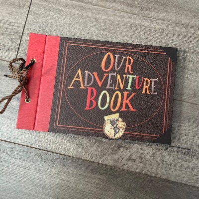 Personalised Leather Our Adventure Book Photo Album Valentine's Day Wedding Anniversary Gift for Couple