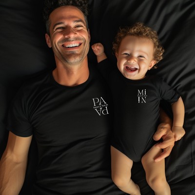 Personalised Mum Dad and Baby Matching Shirts Matching Shirt Baby Shower Shirts for New Mum and Dad
