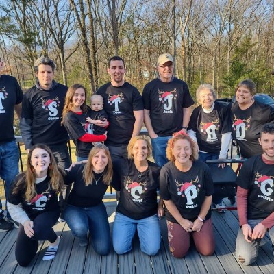 Personalised Matching Family Christmas Shirts Xmas Party Outfits
